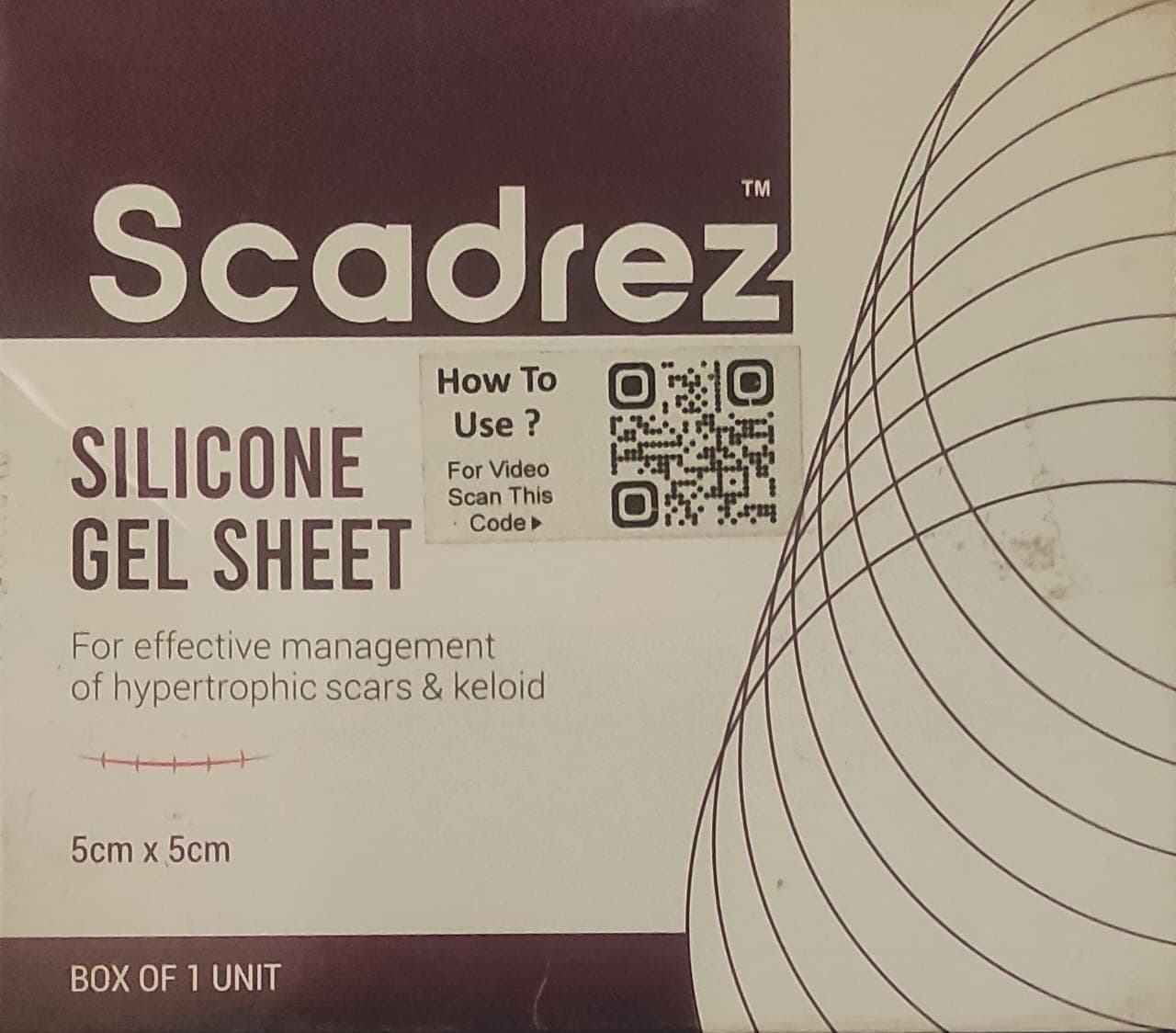 Scadrez 3*15 Cm Silicone Gel Sheet