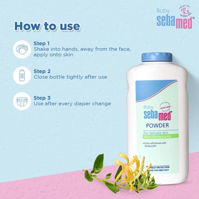 Sebamed Baby Powder Honey Succkle