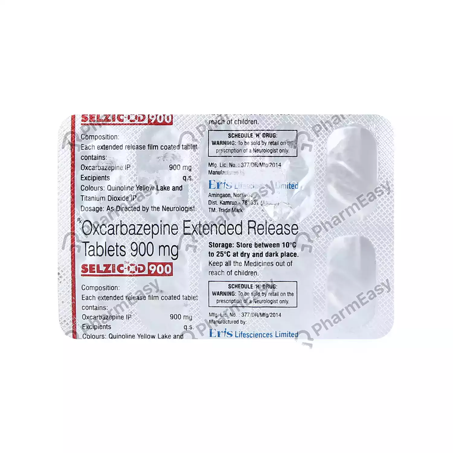 SELZIC OD 900MG 10`S