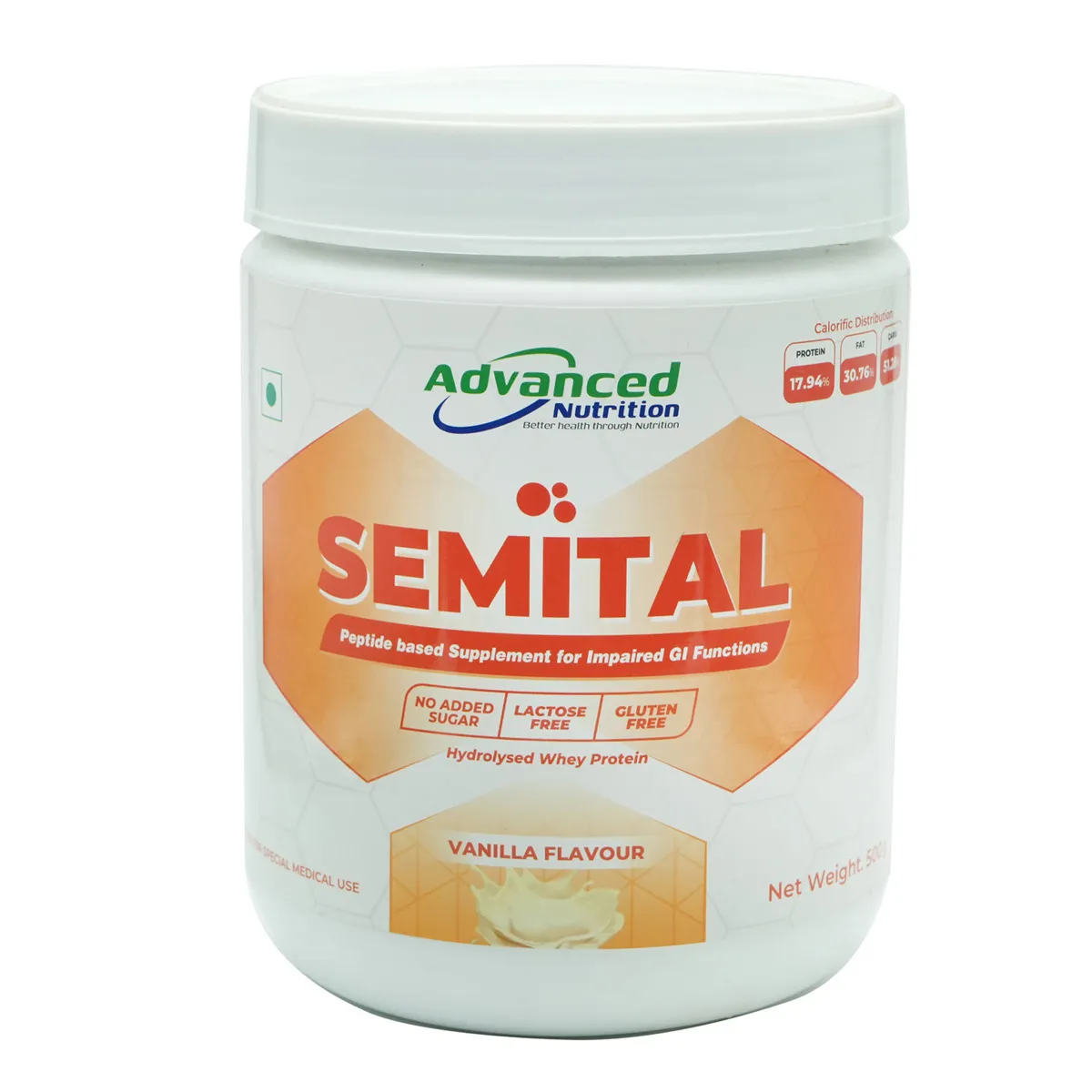 Semital Advanced Vanilla Jar