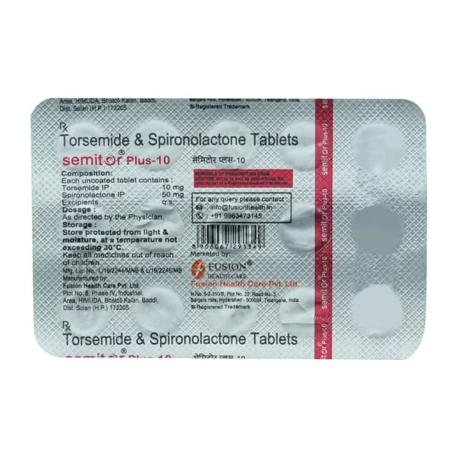 SEMITOR PLUS LS 10 MG TAB
