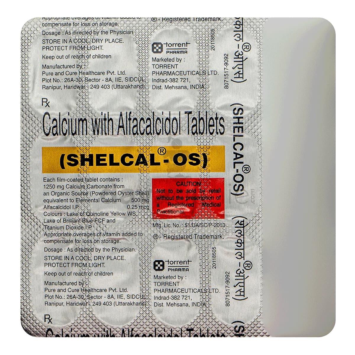 SHELCAL-OS TAB 15`S