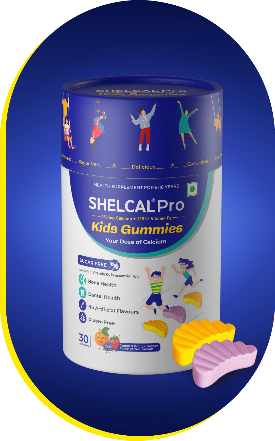 SHELCAL PRO KIDS GUMMIES