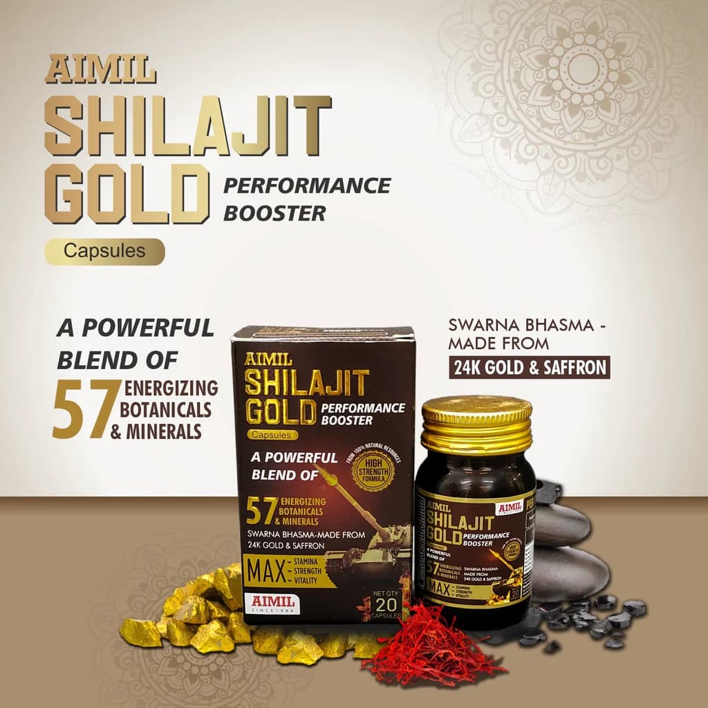 Shilajit Gold Caps(Aimil)