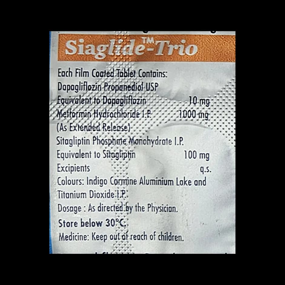 SIAGLIDE TRIO 1000 TAB 10`S