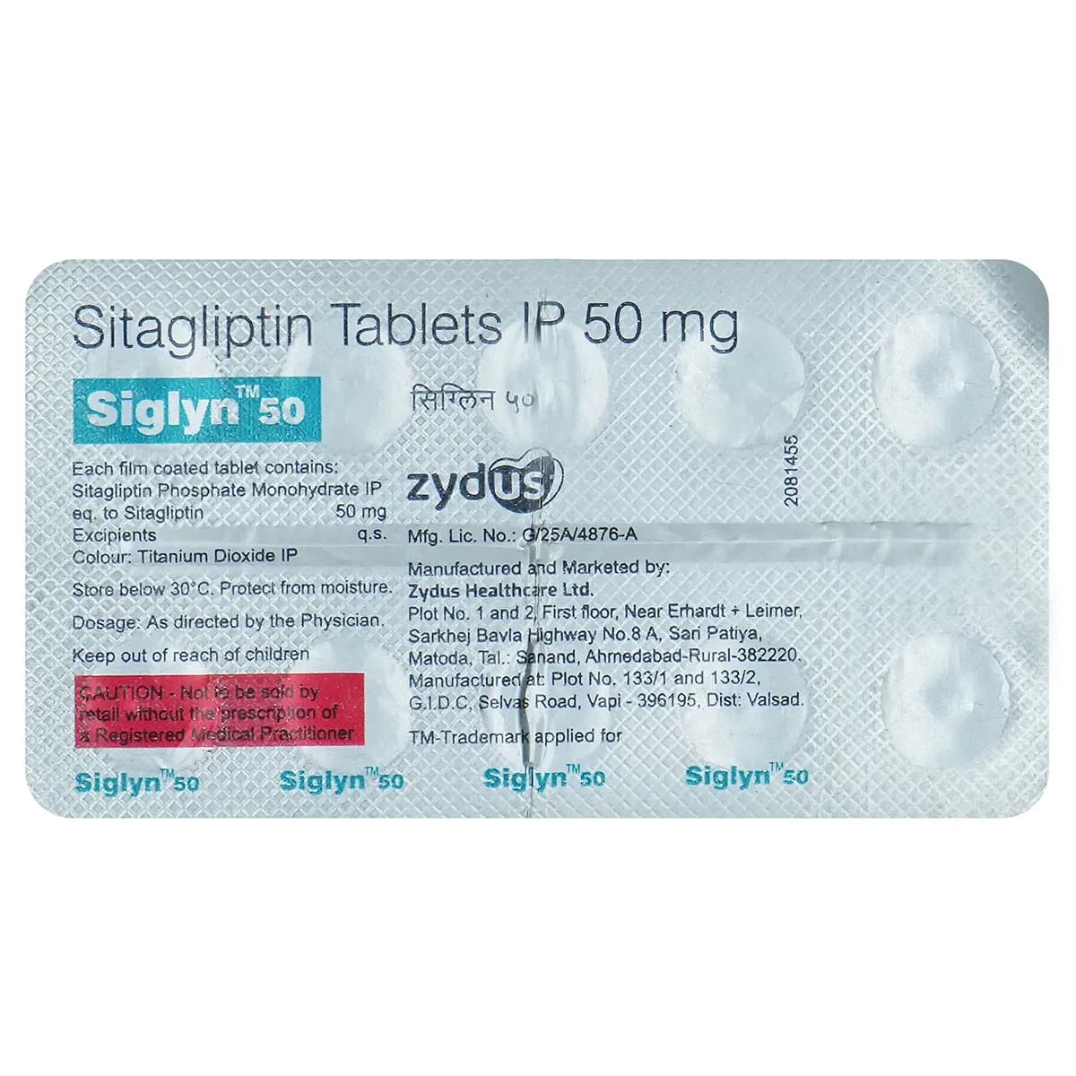 SIGLYN D 50/5MG TAB 10S