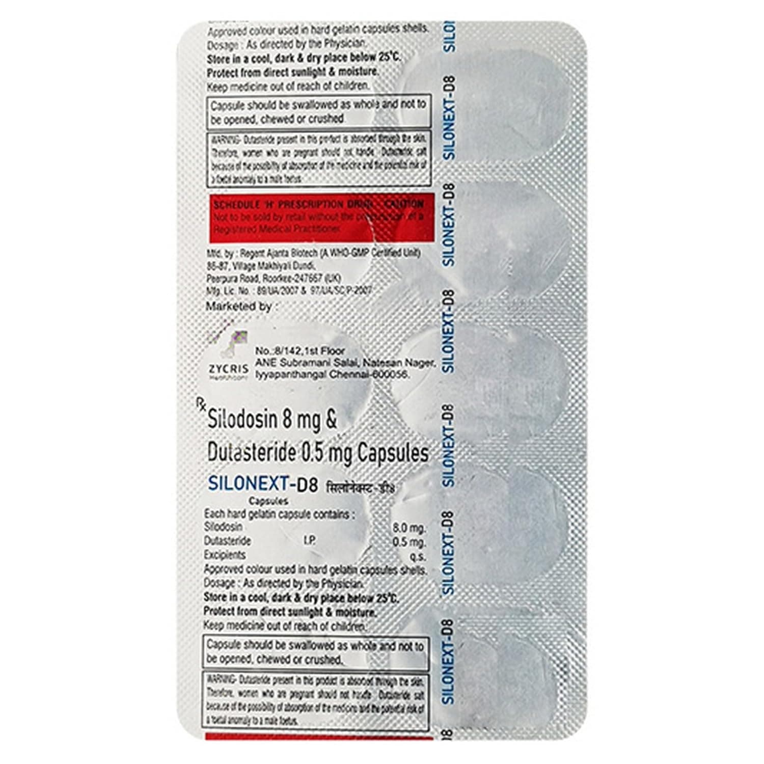 Silonext D8 Cap