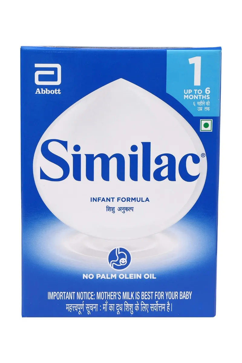 Similac Stage 1 Infant Formula Milk Powder Up To 6 Months Refill Pack