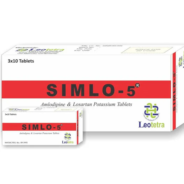 SIMLO 5MG TAB 10`S