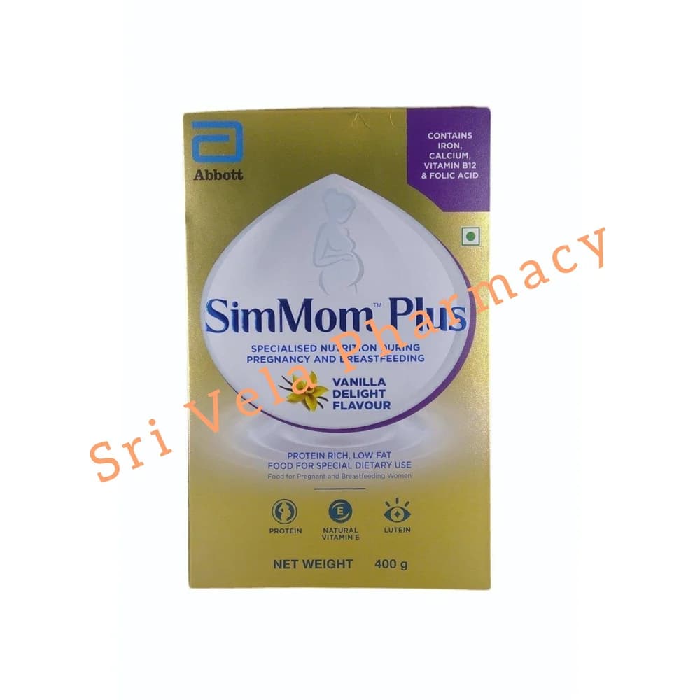 SIMMOM PLUS VANNILA 400GM REFILL