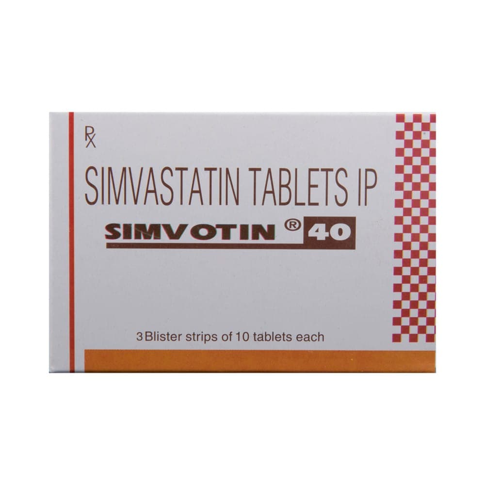 SIMVOTIN TAB 40MG 10`S