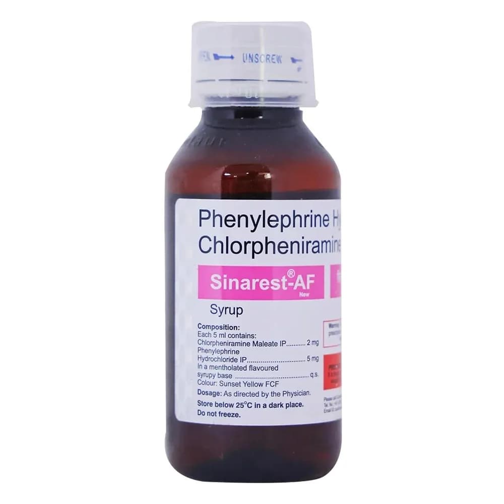 SINAREST-AF JUNIOR SYRUP