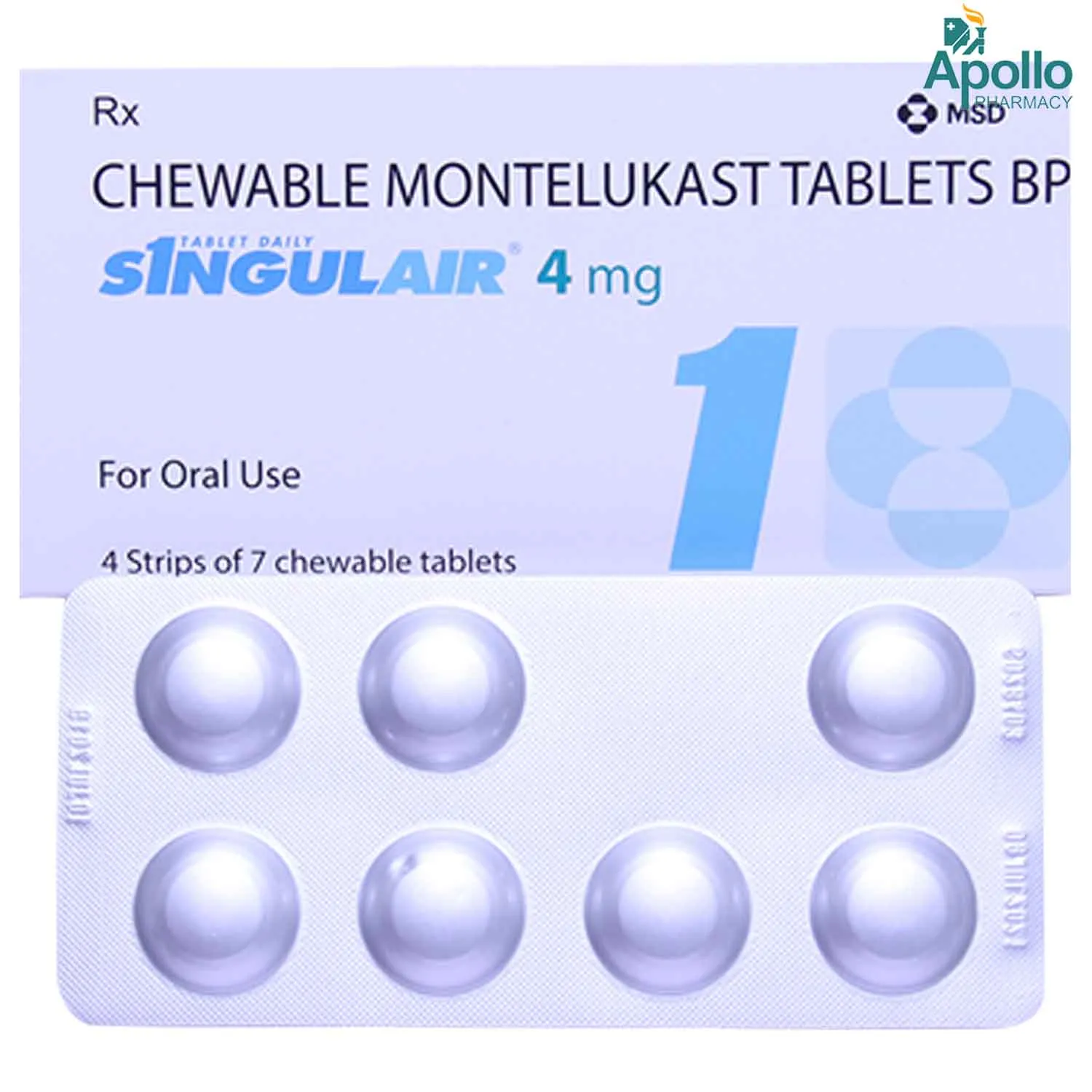 SINGULAIR 4MG CHEWABLE