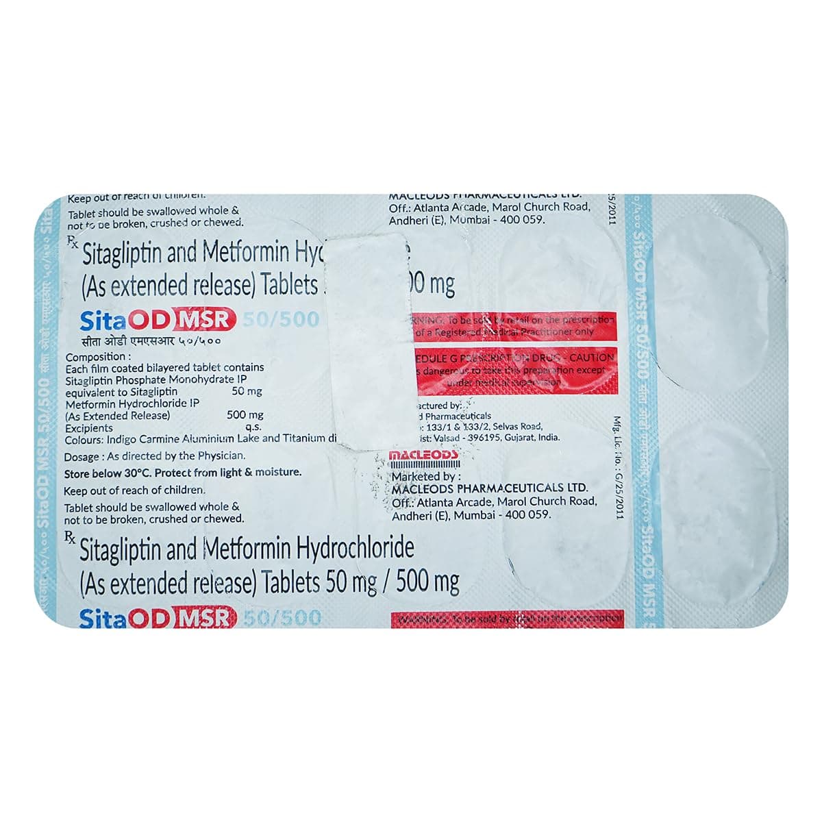 SITA OD MSR 50/500 TAB