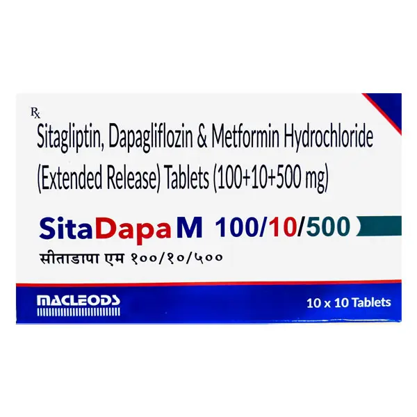SITADAPA M 100/10/500 TAB 10`S