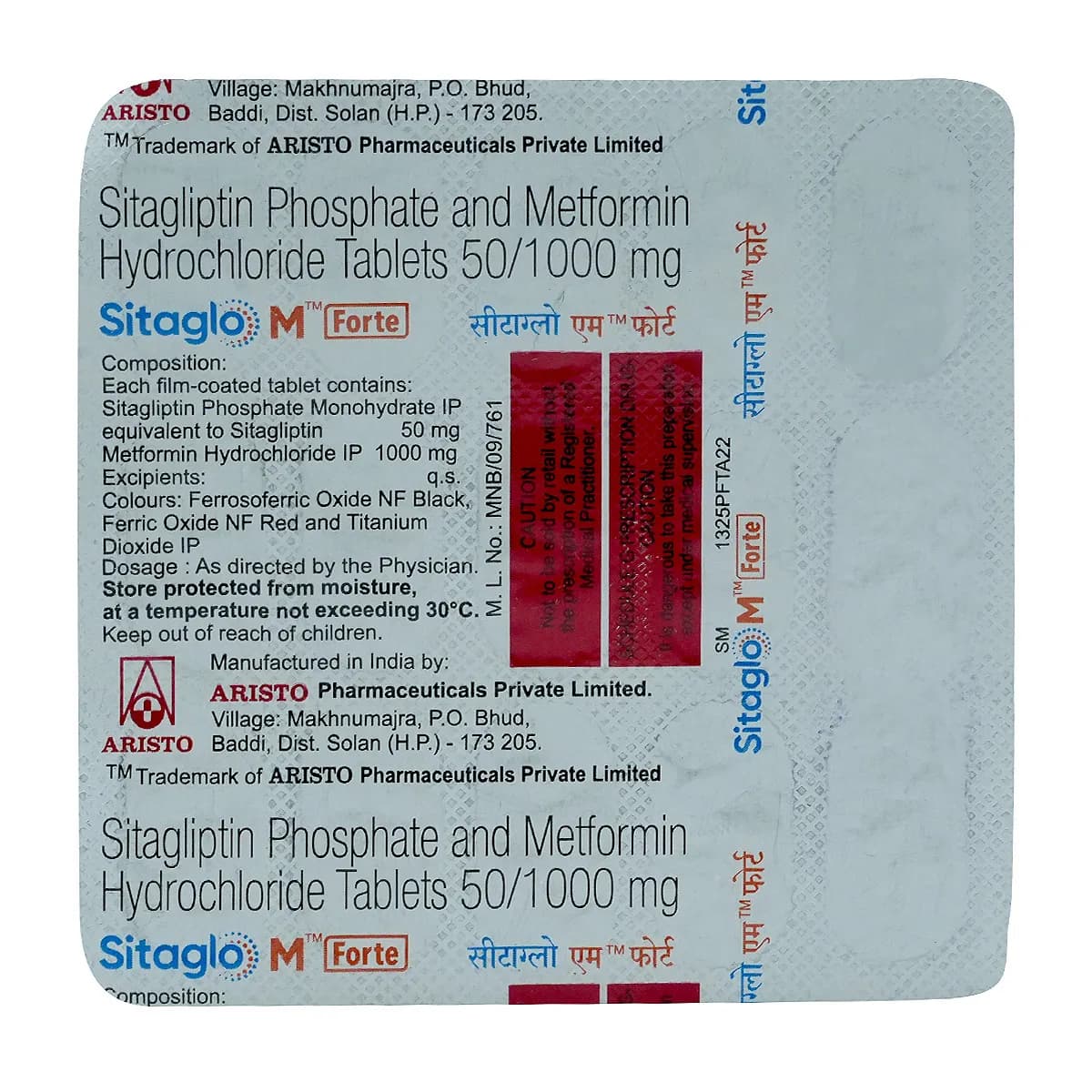 SITAGLO GM 1/50/1000MG TAB