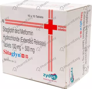 SITAGLYN DM 100/500MG TAB