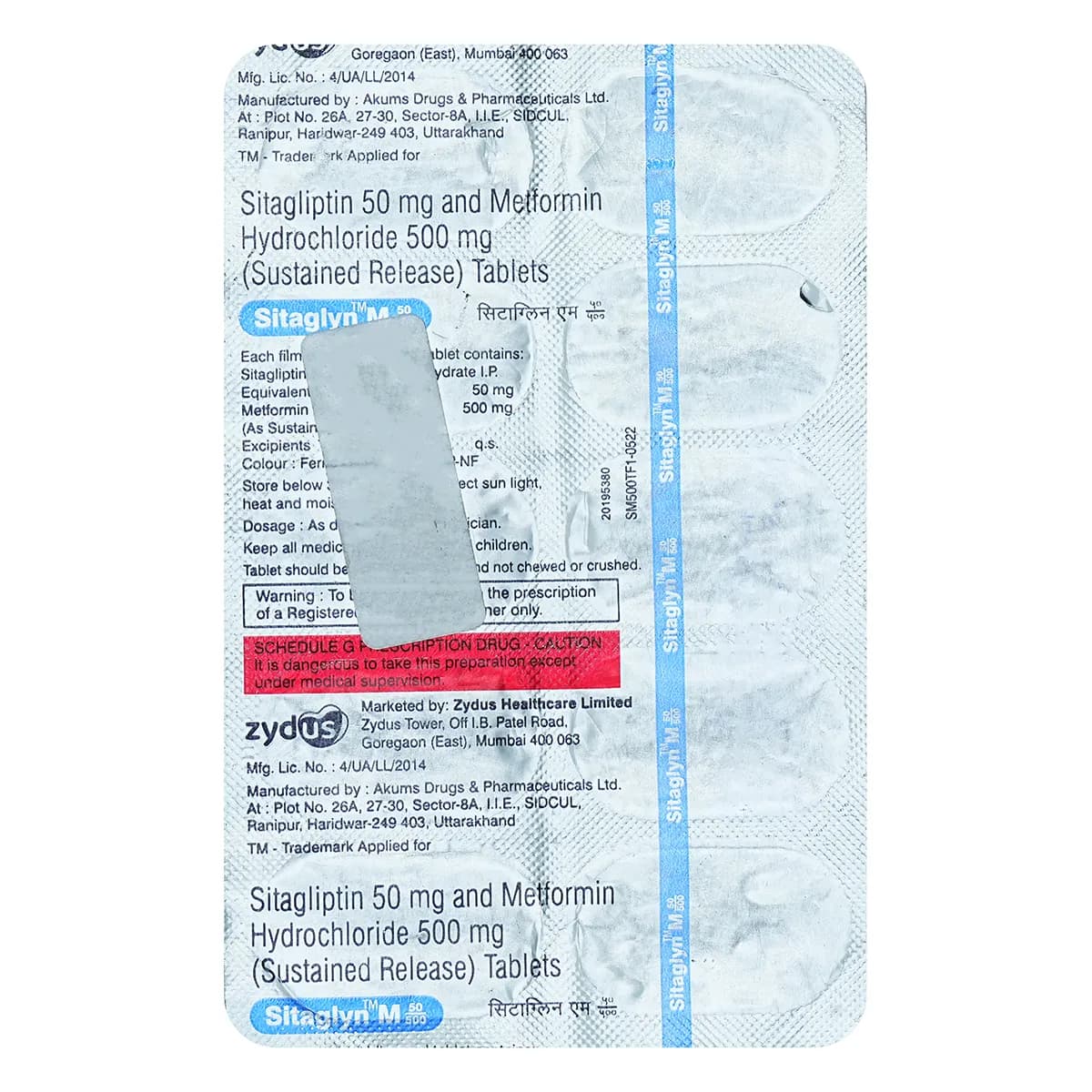 Sitaglyn M 50/500 Tab