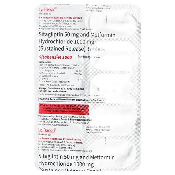 SITAHENZ PM 1000 TAB