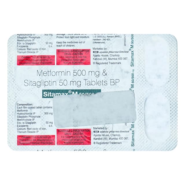 SITAMAX M 50/500MG TAB