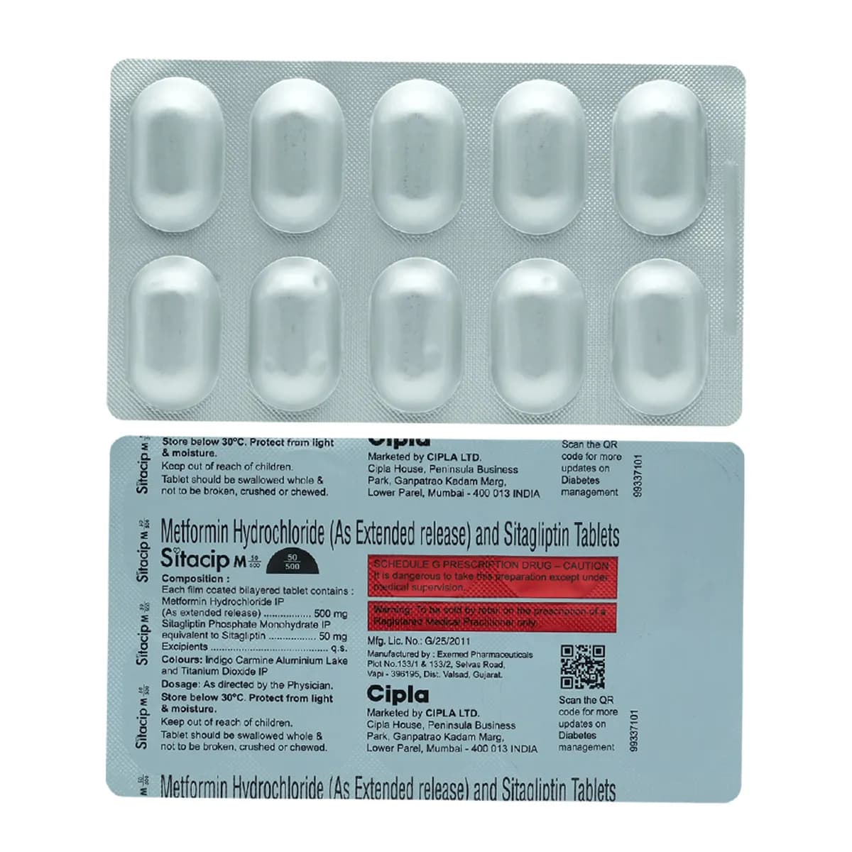 SITAPEP GM 1/50/500MG TAB