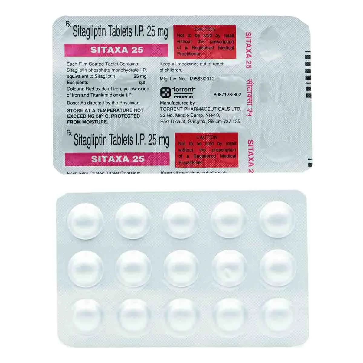 SITAXA EM 25+100+1000MG TAB