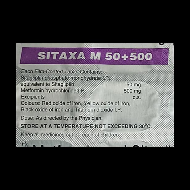 SITAXA GM IR 50/2/500MG TAB