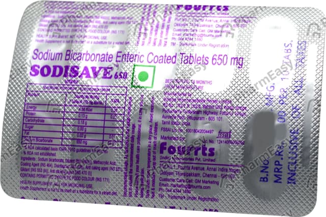 SODISAVE 650MG TAB