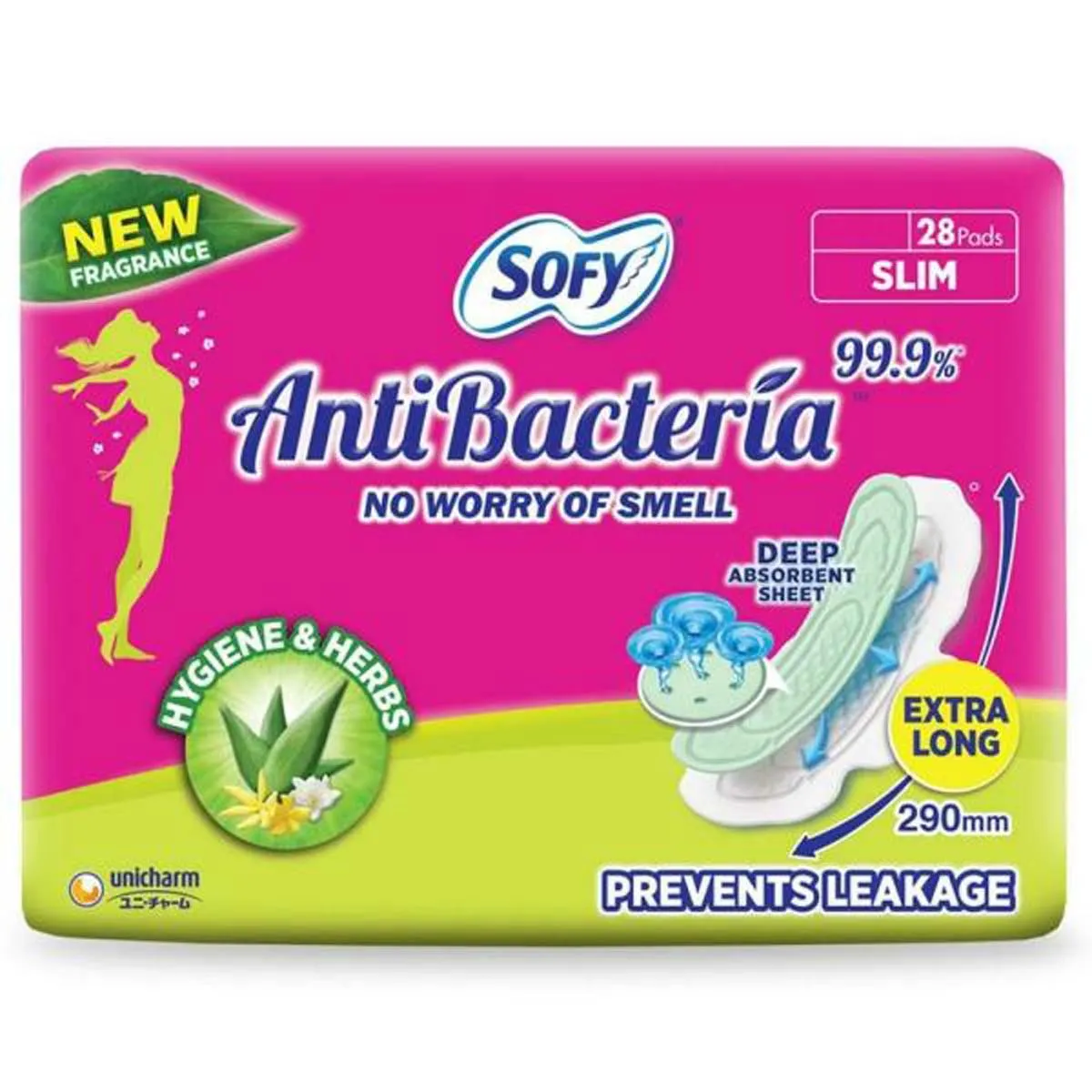 Sofy Antibacteria Sanitary Pads XL