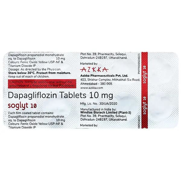 SOGLYT 10MG TAB