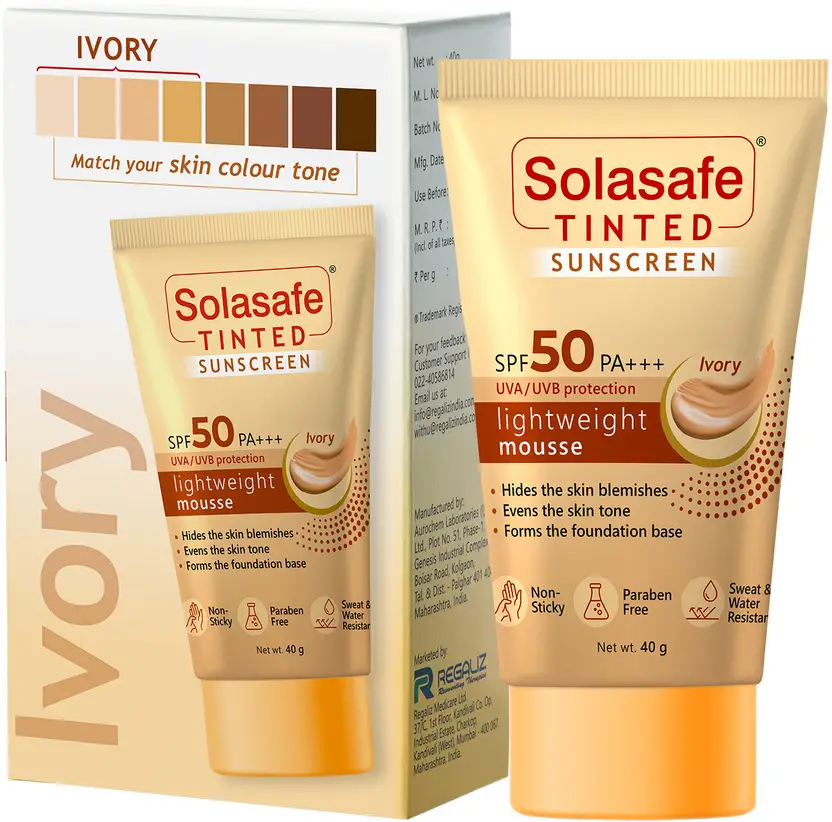 SOLASAFE IVORY TINTED SUNSC.