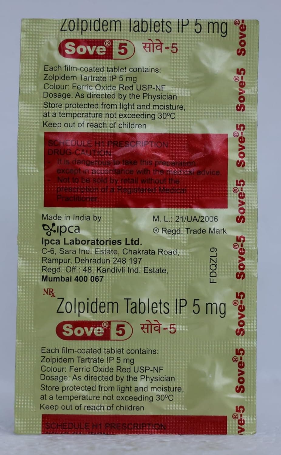 SOVE 5MG TAB