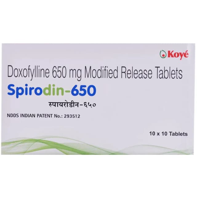 SPIRODIN 650MG TAB
