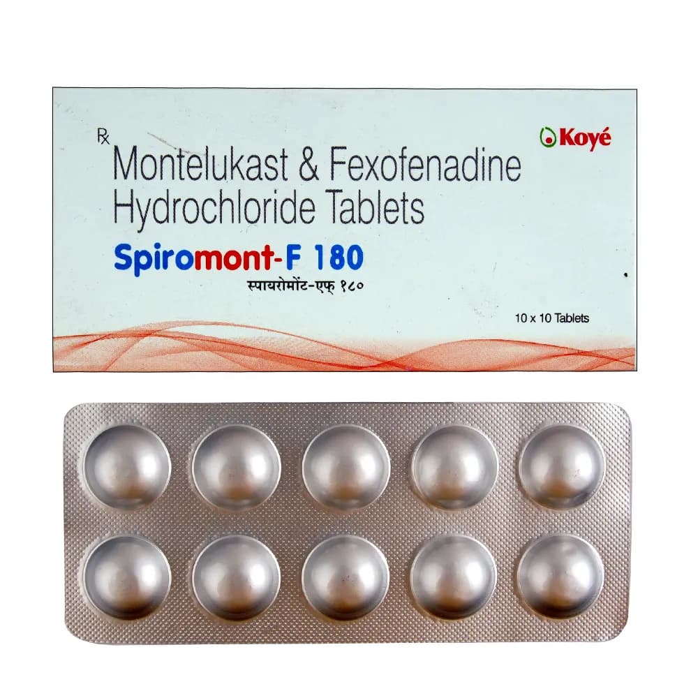 SPIROMONT F 180MG TAB