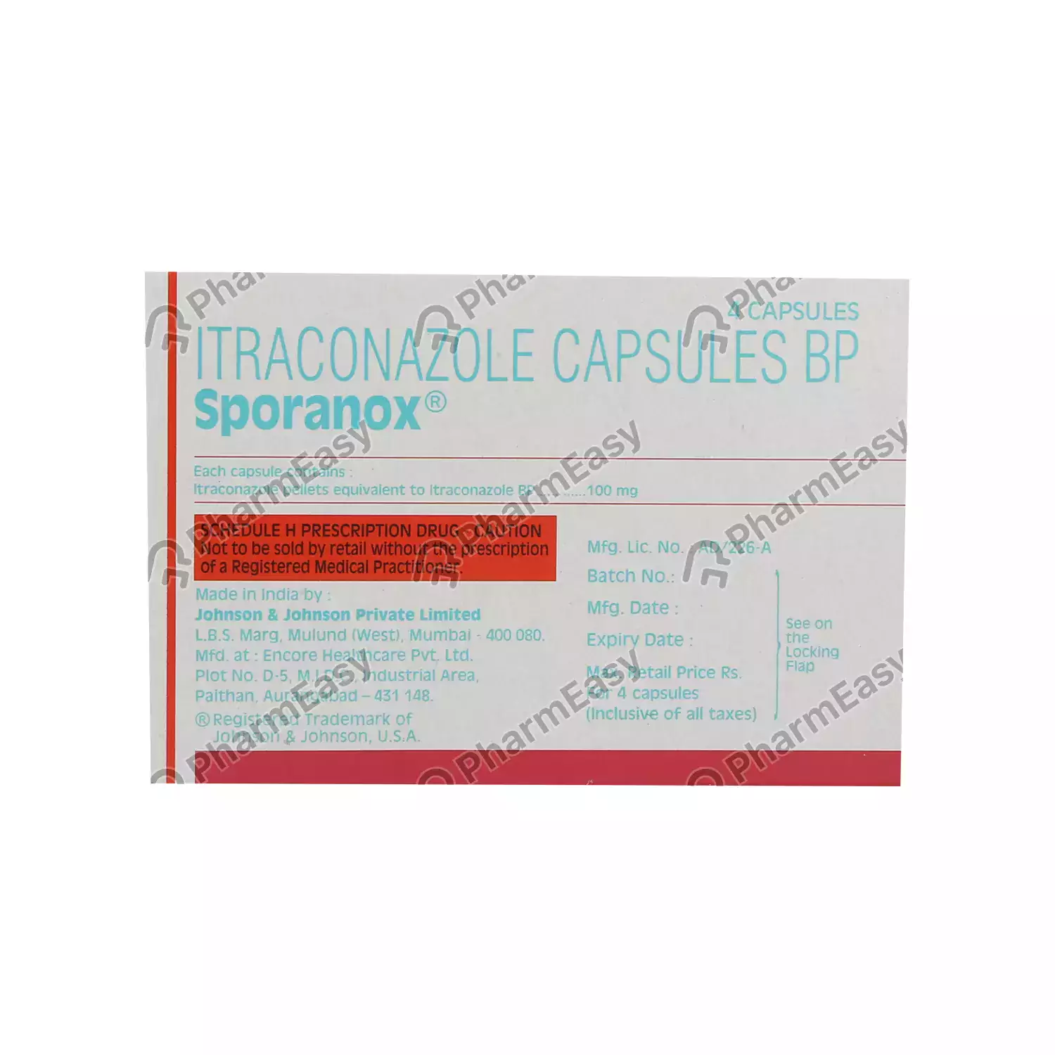 SPORANOX CAP