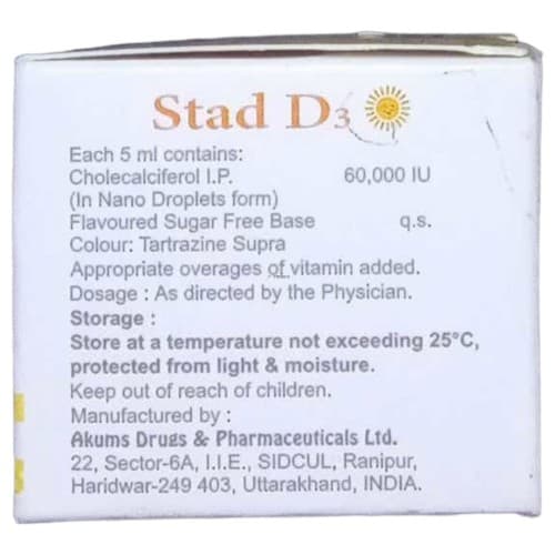 STAD D3 DROPS 800 IU