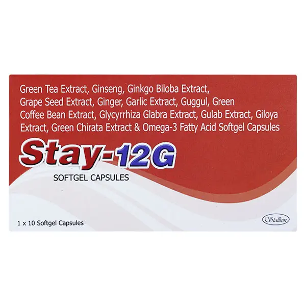 STAY-12G SOFTGEL CAP