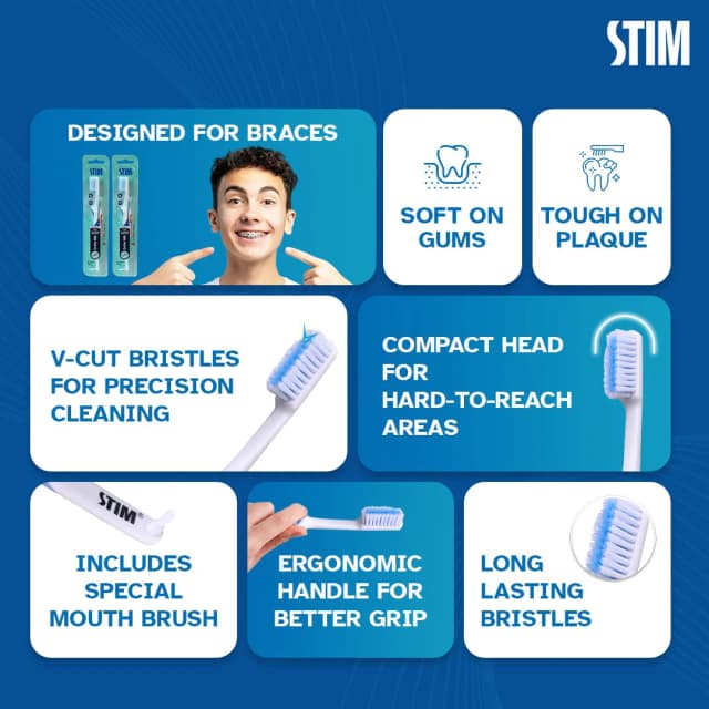 Stim Orthodontic Mouth Brush