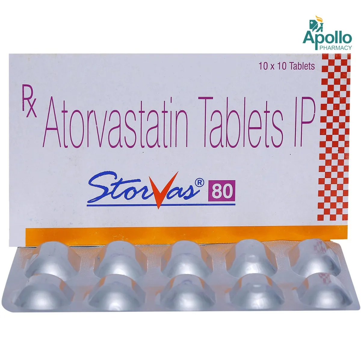 STORVAS 80MG TAB 10`S