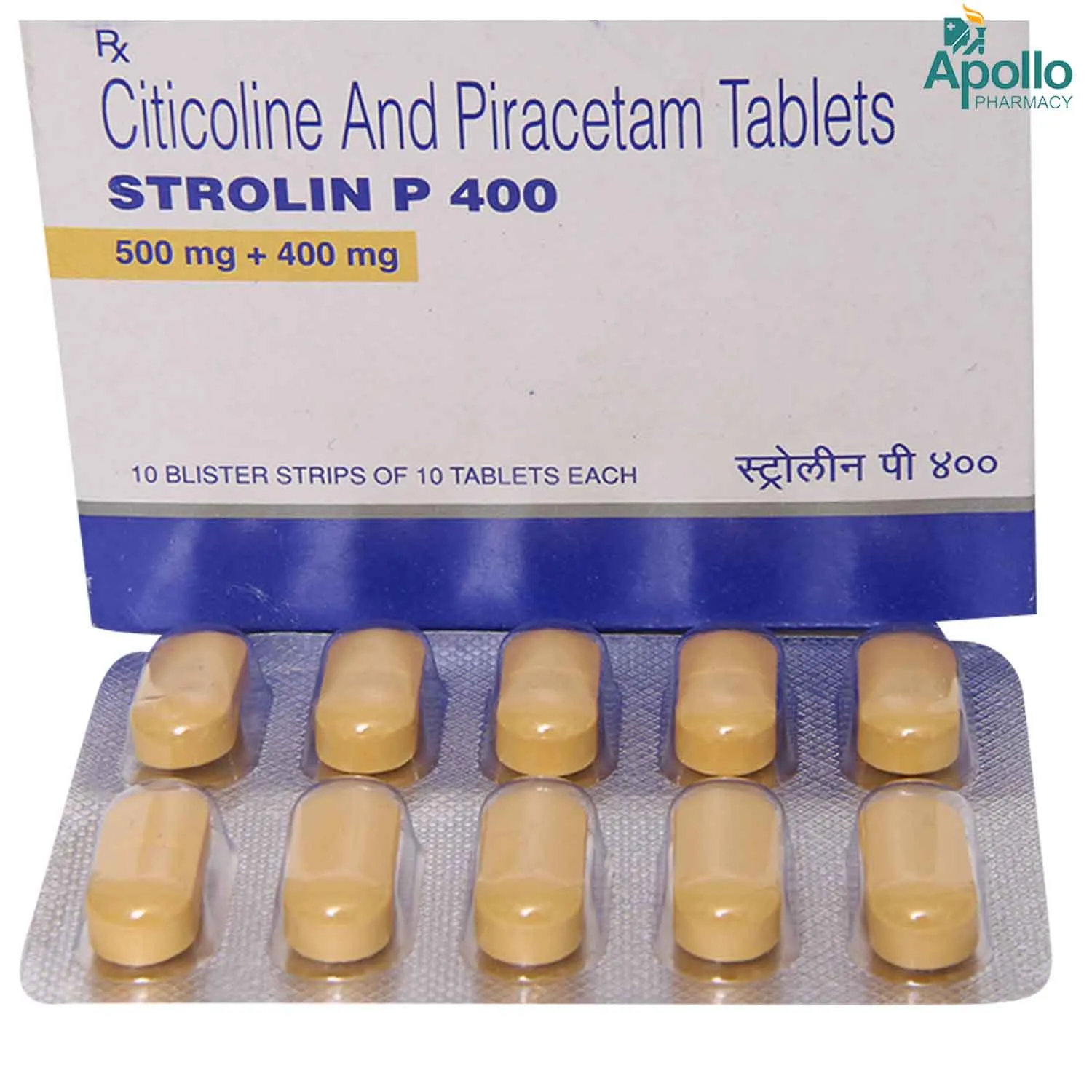 STROLIN TAB 10`S