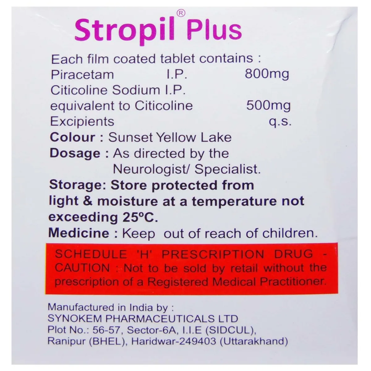 STROPIL PLUS TAB