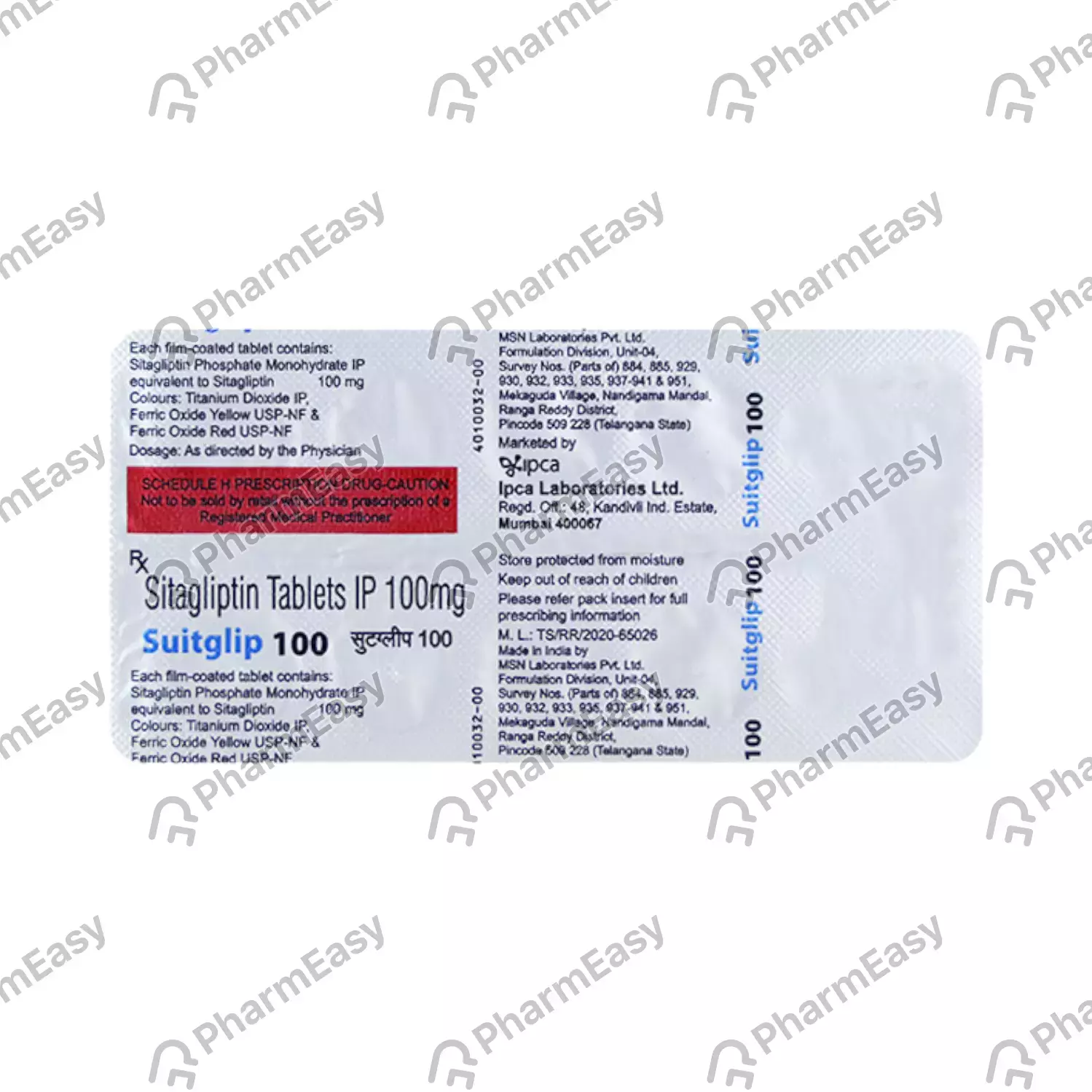 SUITGLIP D 100/10 TAB