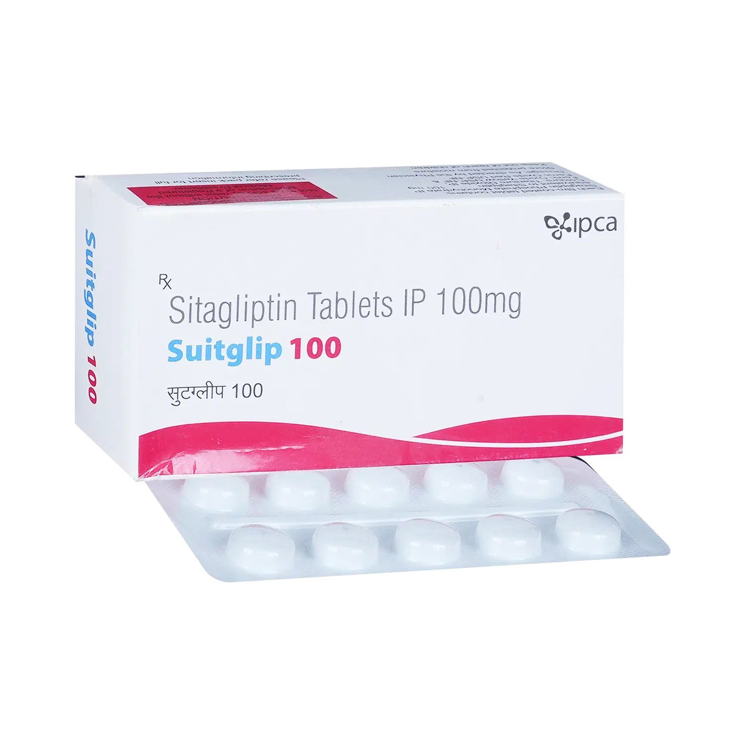 SUITGLIP-DM 100/10/500MG TAB