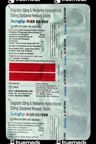 SUITGLIP -M XR 50/500MG TAB