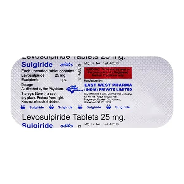 SULGIRIDE 25MG TAB