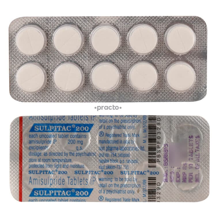SULPITAC 200MG 10`S