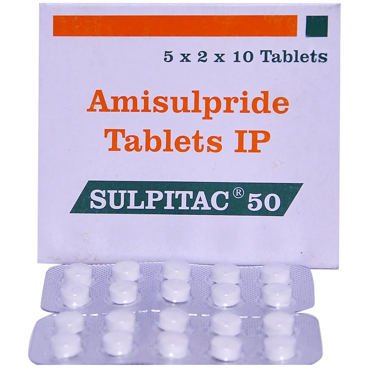 SULPITAC 50MG 10`S
