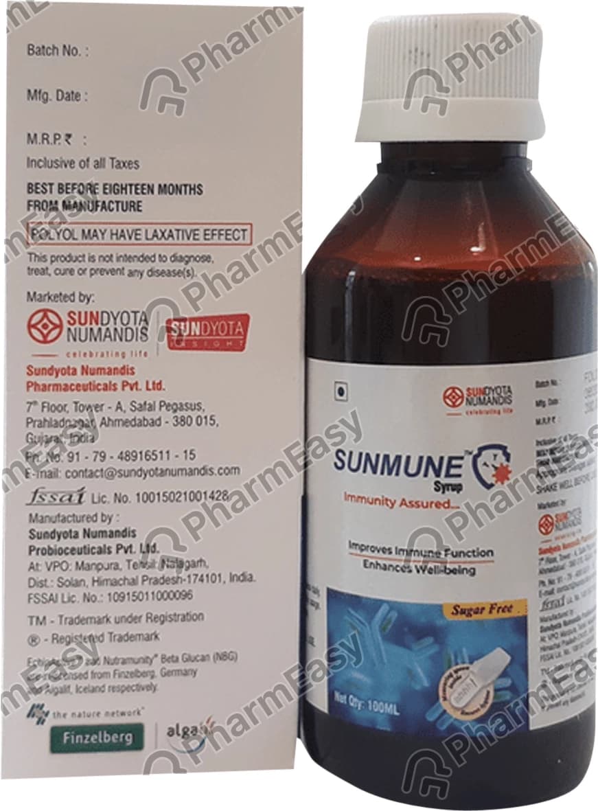 SUNMUNE SYRUP 100ML
