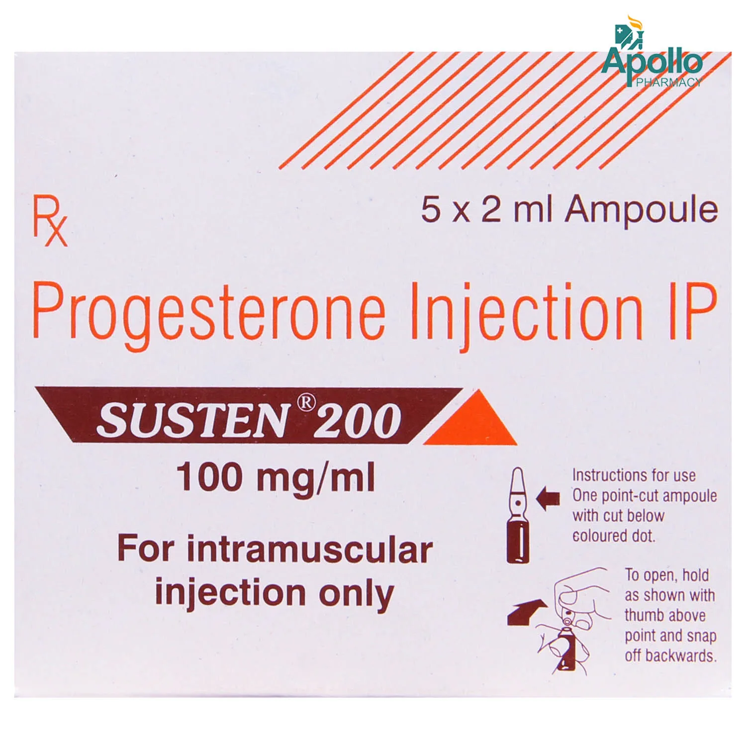 SUSTEN-200 INJ 2ML