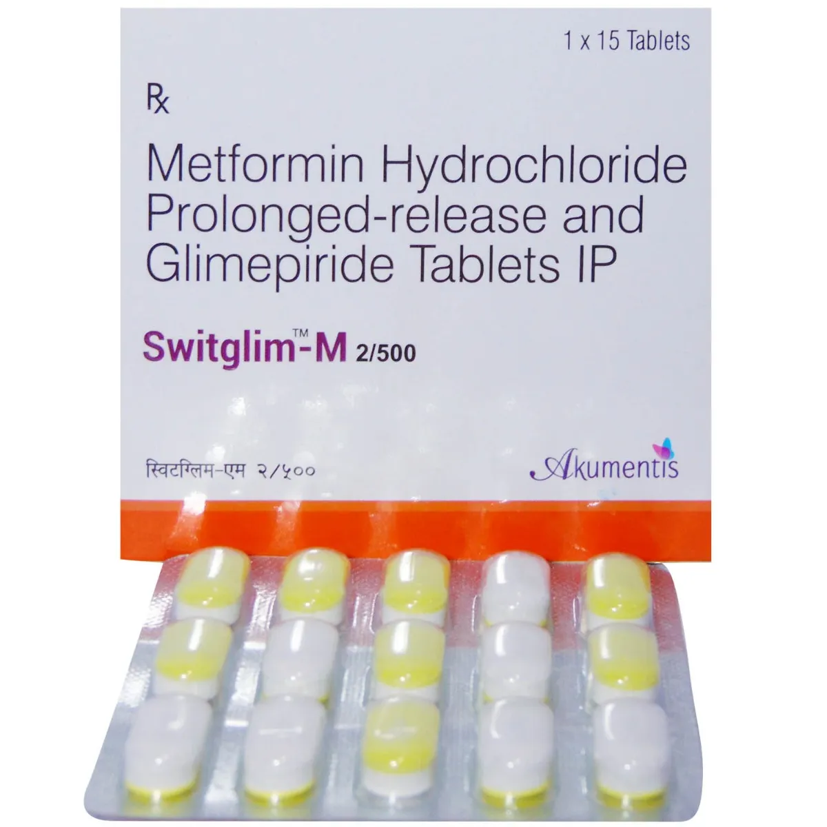 SWITGLIM-M 2/500 TAB